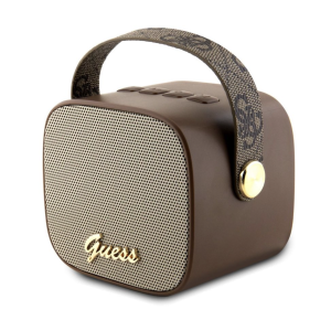 Guess Mini Bluetooth reproduktor PU hnědý