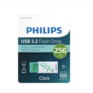 Philips USB Flash disk 3.2 256GB Click Series Gen 1 USB-C