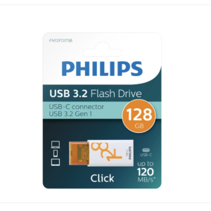 Philips USB Flash disk 3.2 128GB Click Series Gen 1 USB-C