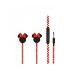 Sluchátka Disney stereo 3.5mm Minnie Matt 3D, red