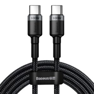Baseus Cafule Flash Charging Datový Kabel USB-C - USB-C 100W 2m Gray/Black