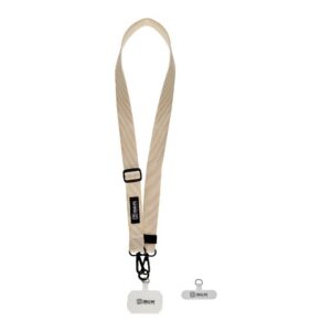 OBAL:ME NeckTag Ribbon Popruh na Telefon Ivory