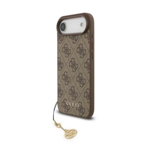 Guess 4G Charm MagSafe Zadní Kryt pro iPhone Air Tone on Tone Brown