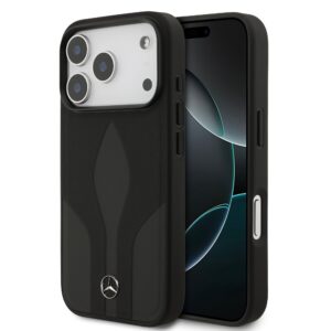 Mercedes Leather The Move MagSafe Zadní Kryt pro iPhone 17 Pro Black