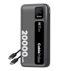 OBAL:ME CablePulse Powerbanka 20000mAh 22,5W Black