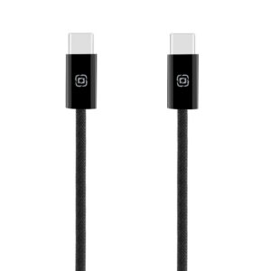 OBAL:ME Super Fast USB-C/USB-C Pletený kabel 60W 1m Black