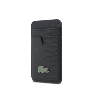 Lacoste PU Iconic Petit Pique MagSafe Peněženka Navy