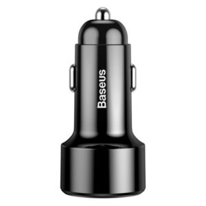 Baseus Magic Series Nabíječka do Auta USB-A/USB-A 45W Black