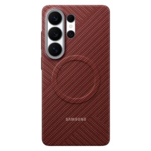 EF-KS948SRE Samsung Carbon Magnetický Kryt pro Galaxy S26 Ultra Coral Red