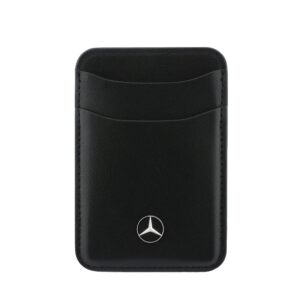 Mercedes PU Leather MagSafe Card Holder Peněženka Black