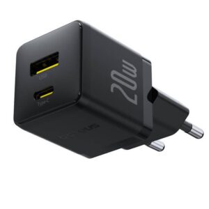 Baseus Palm Fast Nabíječka USB-A + USB-C 20W Black