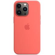 MM2E3ZM/A Apple Silikonový Kryt vč. Magsafe pro iPhone 13 Pro Pink Pomelo (Pošk. Balení)
