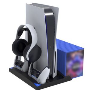 iPega P5013 Charger and Cooling Station pro PS5 a PS5 Controller Black (Pošk. Balení)