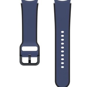 ET-STR90SNE Samsung Galaxy Watch 4/4 Classic/5/5 Pro Dvoubarevný Sportovní Řemínek 20mm S/M Navy