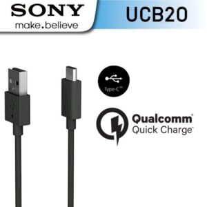 UCB-20 Sony USB-C Datový Kabel 3A 1m Black (Bulk)