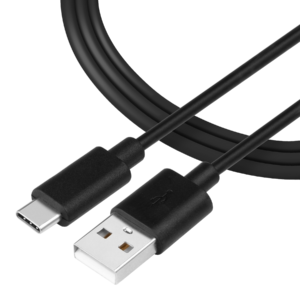 Tactical Smooth Thread Cable USB-A/USB-C  2m Black