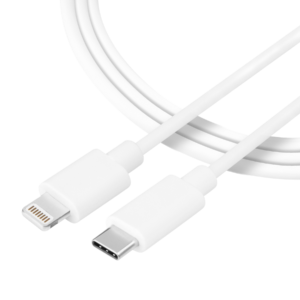 Tactical Smooth Thread Cable USB-C/Lightning 1m White