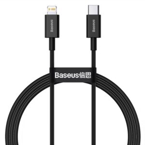 Baseus CATLYS-A01 Superior Fast Charging Datový Kabel USB-C to Lightning  20W 1m Black