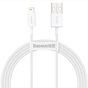 Baseus CALYS-B02 Superior Fast Charging Kabel Lightning 2.4A 1.5m White