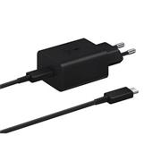 EP-T4510XBE Samsung 45W Cestovní nabíječka + USB-C Datový Kabel Black (Pošk. Balení)