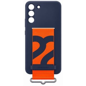 EF-GS906TNE Samsung Silikonový Kryt vč Popruhu pro Galaxy S22+ Navy (Pošk. Balení)
