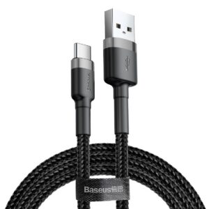 Baseus Cafule Series Datový Kabel USB-A - USB-C 2A 3m Gray/Black