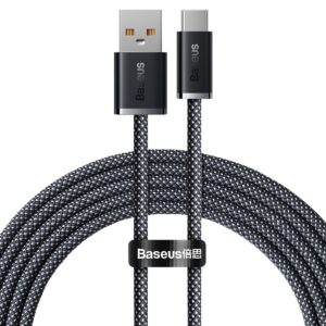 Baseus Dynamic Series Fast Charging Datový Kabel USB-A - USB-C 100W 2m Slate gray