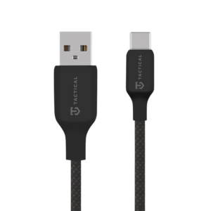 Tactical Stitch Thread Cable USB-A/USB-C 0.3m Black