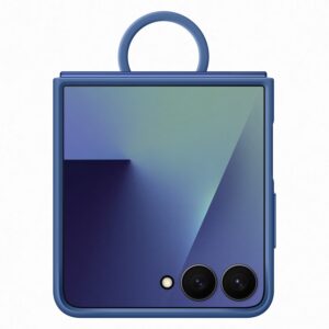 EF-PF766TNE Samsung Silikonový Kryt s Kroužkem pro Galaxy Z Flip 7 Blue