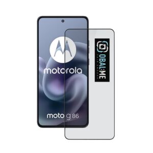 OBAL:ME 5D Tvrzené Sklo pro Motorola G86/G86 Power Black