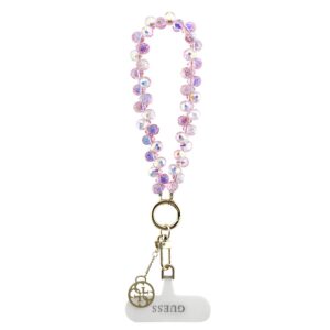 Guess Univerzální Popruh na Ruku Crystals 4G Charm Pink