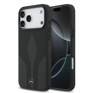 Mercedes Leather The Move MagSafe Zadní Kryt pro iPhone 17 Pro Max Black
