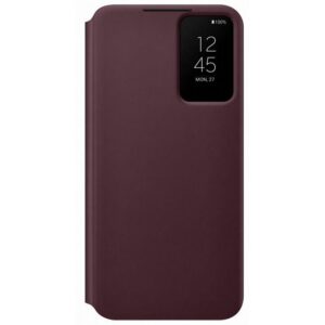 EF-ZS906CEE Samsung Clear View Pouzdro pro Galaxy S22+ Burgundy