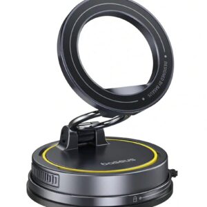 Baseus VC2 Flex Suction Cup Magnetický Držák do Auta Cosmic Black