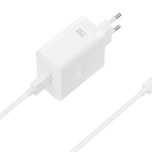 Oppo SuperVOOC USB-A 100W Cestovní Nabíječka + USB-C Datový Kabel White