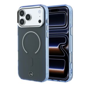 Mercedes PC/TPU Double Layer MagSafe Zadní Kryt pro iPhone 18 Pro Anthracite/Blue