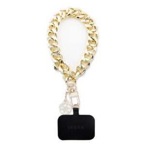 Guess Univerzální Popruh na Ruku 4G Charm Gold