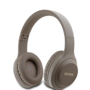 Guess Classic Silver Logo Bezdrátová Sluchátka Brown