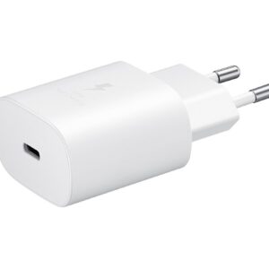EP-TA800EWE Samsung USB-C 25W Cestovní nabíječka White (OOB Bulk)