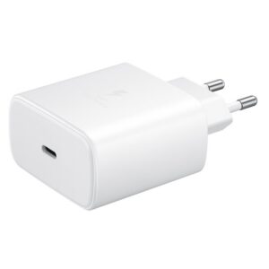 EP-TA845XWE Samsung USB-C 45W Cestovní nabíječka + USB-C/USB-C Datový Kabel White